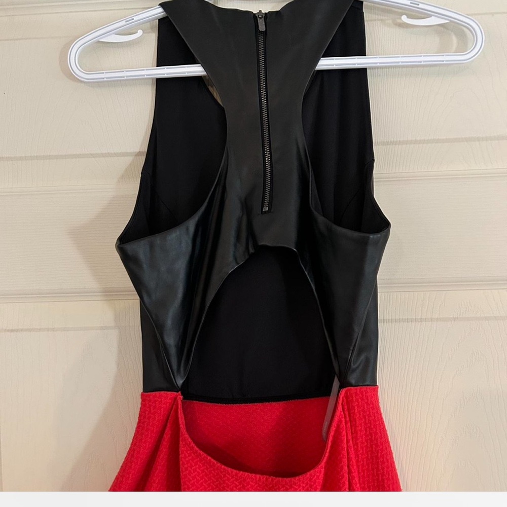 Guess by Marciano Black and Red Dress